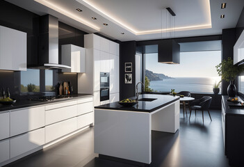 Futuristic Modern Kitchen