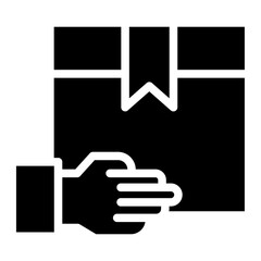 Obraz premium shipping and delivery glyph icons