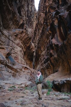 Lawrence of Arabia canyon in Wadi Rum