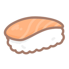 サーモンのお寿司！PNG