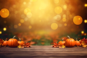 autumn leaves background with copy space