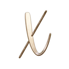 Luxury Gold 3D Alphabet or Lettering