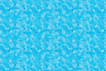 abstract background consisting of circles. The color is blue.