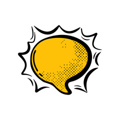 Pow Speech Bubbles Vector Illustration