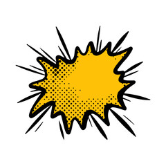 Pow Speech Bubbles Vector Illustration