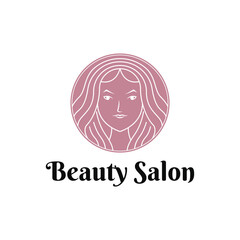 Beauty salon logo design creative idea