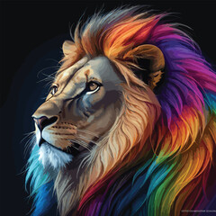DreamShaper Spectrum Lion
