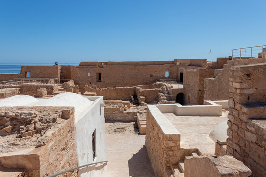 Borj El Kebir, Borj El Ghazi Mustapha an ancient castle in Houmt El Souk, Tunisia on the island of Djerba.