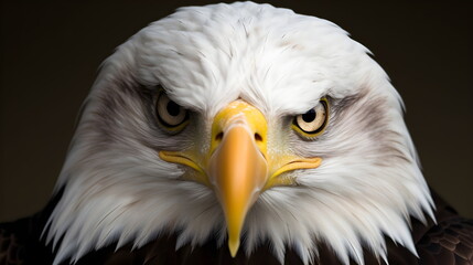 Naklejka premium Bald Eagle Wild Animal - Generative AI