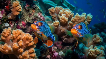 Mandarin Fish Wild Animal - Generative AI