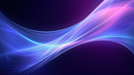 Fond d'écran de courbes abstraites violettes et roses » IA générative