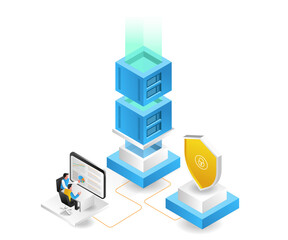 Server security data network analysis operator