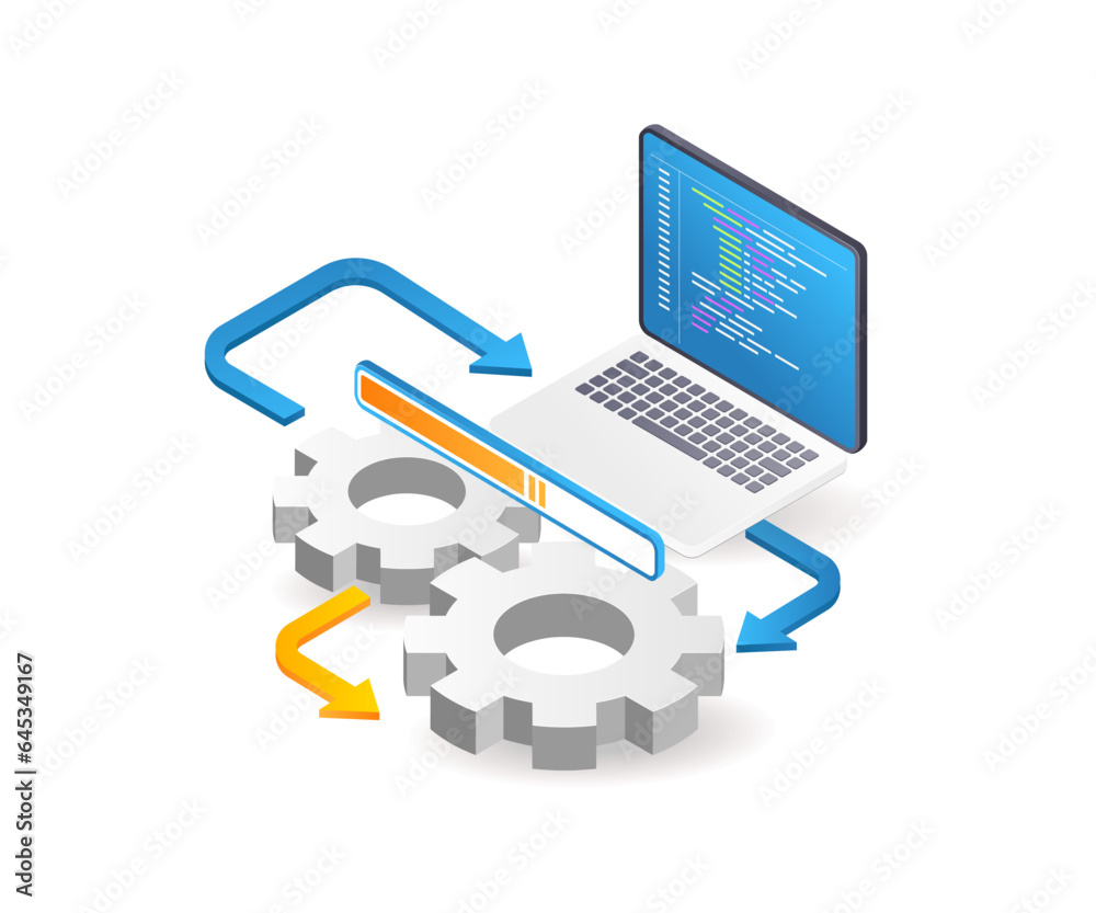 Poster Programmer process laptop system