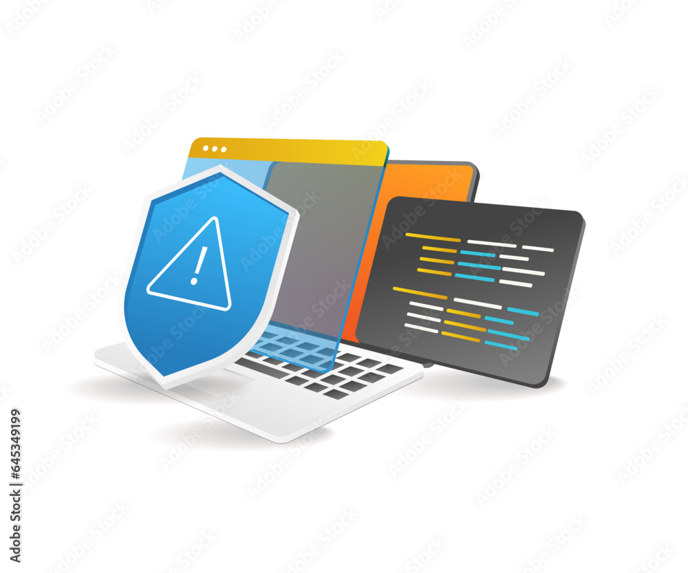 Aufkleber Programmer language safety data warning