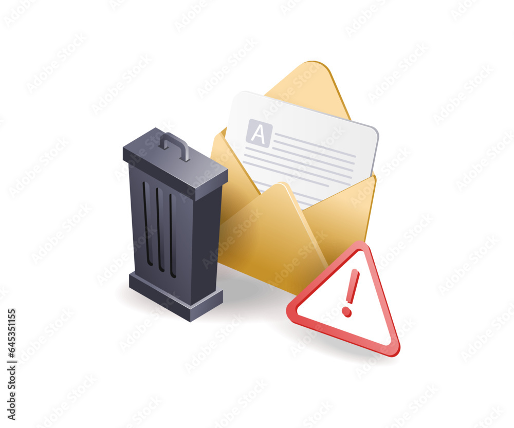 Poster junk incoming email messages