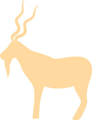Fototapeta premium Goat Animal Silhouette