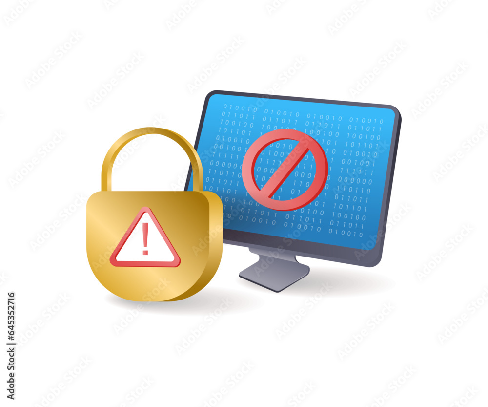 Aufkleber hacker malware virus attack