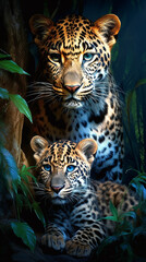 leopardos, animais magestosos 