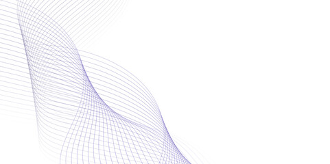  Abstract soft blue purple wave lines dynamic flowing colorful light isolated background. illustration design element in concept of music, technology, modern, wallpaper, business card, banner, flyers