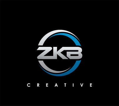 ZKB Letter Initial Logo Design Template Vector Illustration