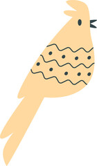 Parrot With Scandinavian Pattern