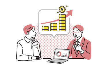 資産運用を相談する男性