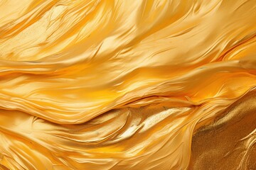 Golden background of abstract art. The fashion of modern art