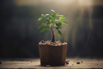 Calming -  bare root small plant of a tree