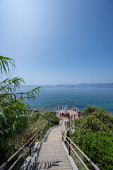 神崎鼻公園 - 日本本土最西端の地のモニュメント