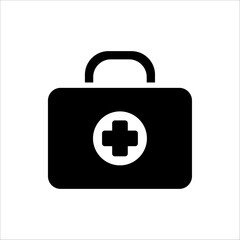 first aid box icon. isolated on white background