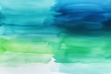 A vibrant watercolor background in shades of blue and green