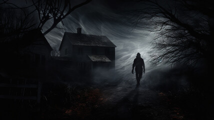 Halloween theme background wallpaper