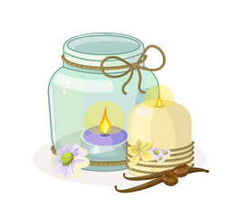 Illustration of Aromatic Candle