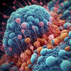 Microscopic phospholipid vesicle 