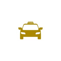 Taxi car icon. Taxi car icon for web design isolated on white background