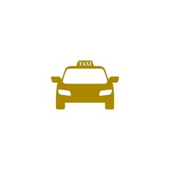 Taxi car icon. Taxi car icon for web design isolated on white background