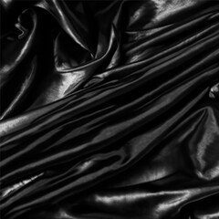 Black garbage bag texture cloeseup