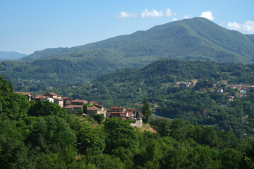 Obraz premium Mountain landscape near Naggio, Garfagnana, Italy