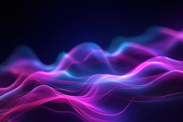 abstract futuristic background with pink blue glowing neon moving high speed wave lines and bokeh lights. Data transfer concept Fantastic wallpaper,