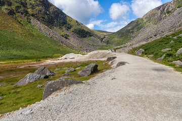 Trail in Wicklow mountain