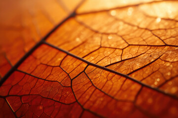 Nature's Veins: Autumn's Intricate Lacework