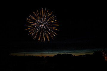 Obraz premium Feu d'artifice, spectacle.