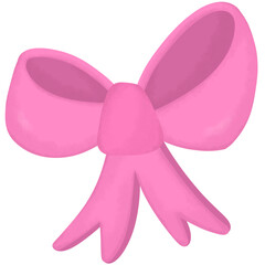 Pink bows for Christmas and birthdays or other important festivals