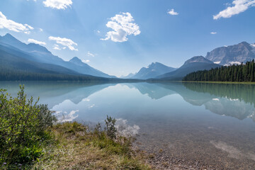 lake in the mountains