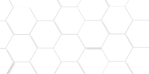 Background with hexagons white Hexagonal Background. Luxury White Pattern. Vector Illustration. 3D Futuristic abstract honeycomb mosaic white background. geometric mesh cell texture.	
