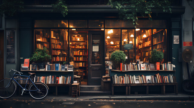 book store in the city