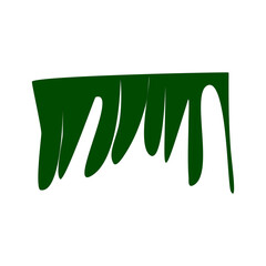 Green grass vector: natural, organic, bio, eco labels and shapes on a white background.abstract background