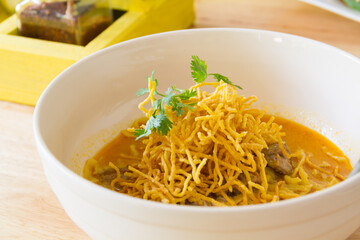 northern thai traditional food khao soi