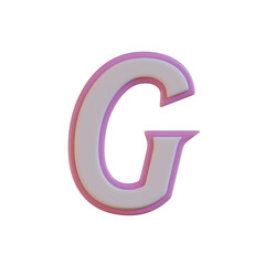 Romantic & Wedding 3D Alphabet or Lettering