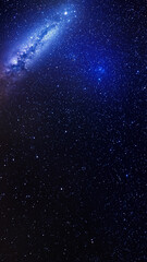 blue sky with stars 16:9 galaxy screensaver